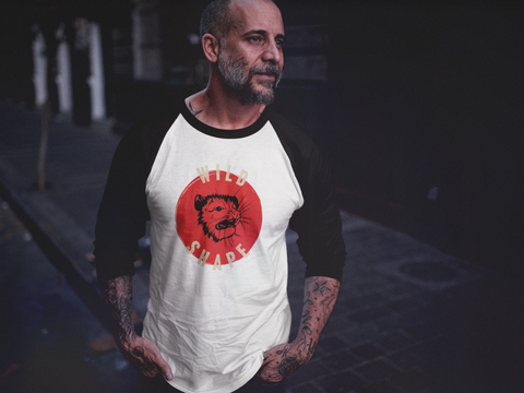 Wild Shape Possum Unisex 3\4 Sleeve Baseball Tee