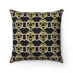 Hex Knot Square Pillow